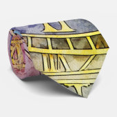 Abstrakte Zeitastrologie Krawatte (Gerollt)