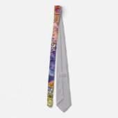 Abstrakte Zeitastrologie Krawatte (Rückseite)