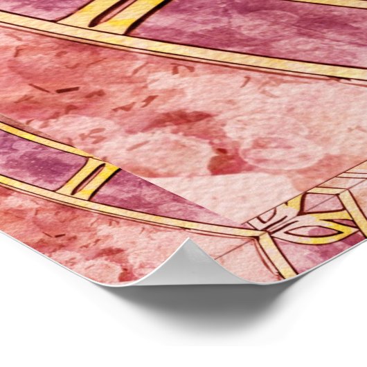 Abstrakte Zeitastrologie Poster (Ecke)