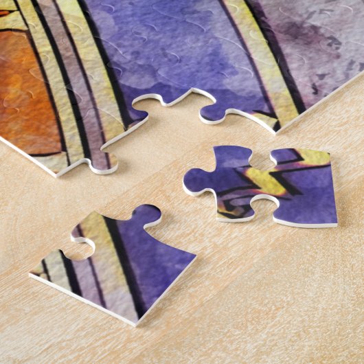 Abstrakte Zeitastrologie Puzzle (Seite)