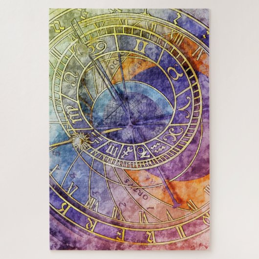 Abstrakte Zeitastrologie Puzzle (Vertikal)