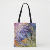 Abstrakte Zeitastrologie Tasche (Vorderseite)