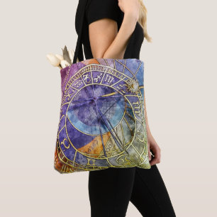 Abstrakte Zeitastrologie Tasche