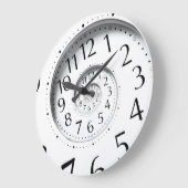 Abstrakte Zeitspirale Unendlichkeit dekorative Uhr (Winkel)