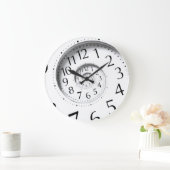 Abstrakte Zeitspirale Unendlichkeit dekorative Uhr (Zuhause)