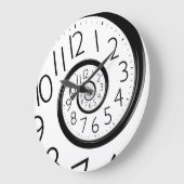 Abstrakte Zeitspirale Unendlichkeit Uhr (Winkel)