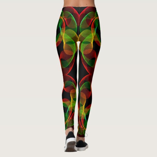 Abstrakte Zellen Leggings (Rückseite)