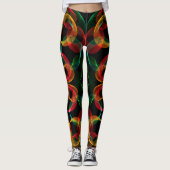 Abstrakte Zellen Leggings (Vorderseite)