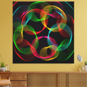 Abstrakte Zellen Leinwanddruck (Insitu (Wohnzimmer))