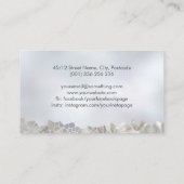 Abstrakte Zellen - Mutter der Perle Visitenkarte (Rückseite)