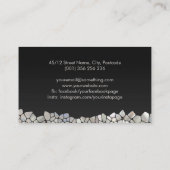 Abstrakte Zellen - Mutter der Perle Visitenkarte (Rückseite)