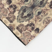 Abstrakte Ziegelmauerwerk Fleecedecke (Ecke)