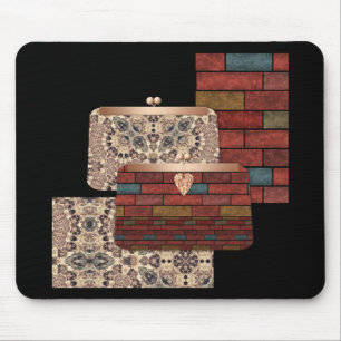 Abstrakte Ziegelmauerwerk Mousepad