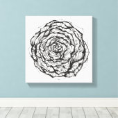 Abstrakte Zierarbeit 6 Leinwanddruck (Insitu (Holzboden))