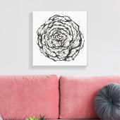 Abstrakte Zierarbeit 6 Leinwanddruck (Insitu (Wohnzimmer))