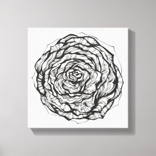 Abstrakte Zierarbeit 6 Leinwanddruck