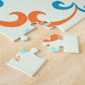 Abstrakte Ziermuster-Keramik Puzzle (Seite)
