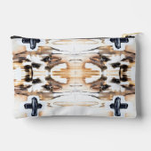 Abstrakte Zip-Bag Zubehörtasche (Rückseite)