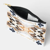 Abstrakte Zip-Bag Zubehörtasche (Offen)