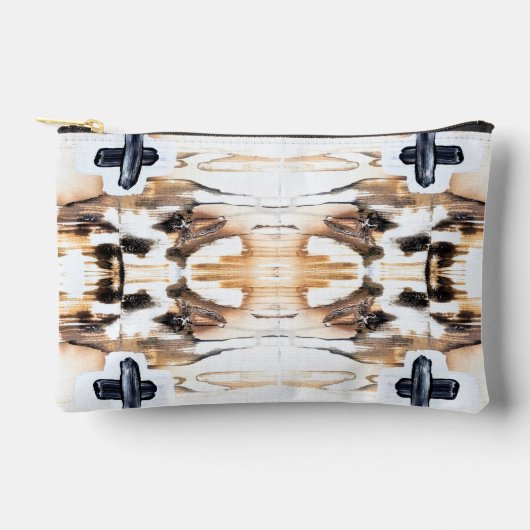 Abstrakte Zip-Bag Zubehörtasche (Vorderseite)