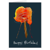 Abstrakte zitterne Blume Moderne Kunst (Vorne)