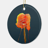 Abstrakte zitterne Blume Moderne Kunst Keramik Ornament (Links)