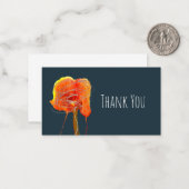 Abstrakte zitterne Blume Moderne Kunst Mitteilungskarte (Vorderseite/Rückseite Beispiel)