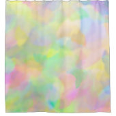 Abstrakte Zuckerwatte-Farben Duschvorhang (Vorderseite)