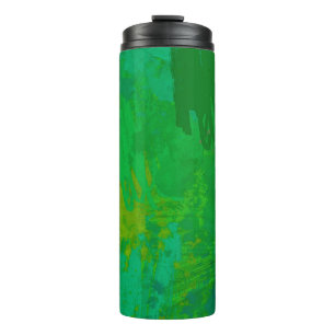 Abstrakte zufällige Formen. 2. Hintergrund Thermosbecher