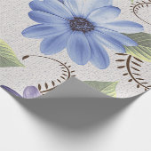 abstrakte Zuhause dekorative Blume Ölfarbe Wand bi Geschenkpapier (Ecke)