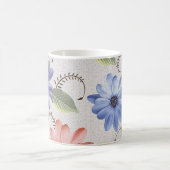 abstrakte Zuhause dekorative Blume Ölfarbe Wand bi Kaffeetasse (Mittel)