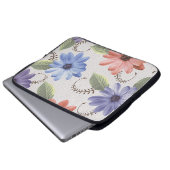 abstrakte Zuhause dekorative Blume Ölfarbe Wand bi Laptopschutzhülle (Vorne Knopf)