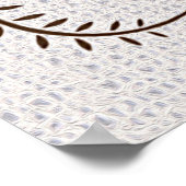 abstrakte Zuhause dekorative Blume Ölfarbe Wand bi Poster (Ecke)