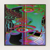 Abstrakte Zusammengehörigkeit Jigsaw Puzzle (Horizontal)