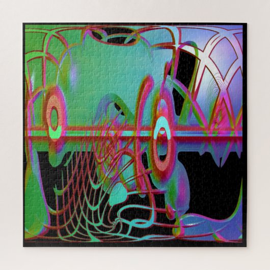 Abstrakte Zusammengehörigkeit Jigsaw Puzzle (Vertikal)