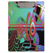 Abstrakte Zusammengehörigkeit Zwischenablage Klemmbrett (Vorderseite)