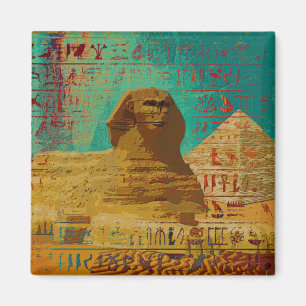 Abstrakte Zusammensetzung der Sphinxes Magnet