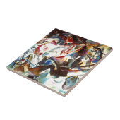 Abstrakte Zusammensetzung Kandinsky VI Fliese (Seite)
