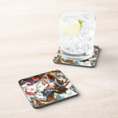 Abstrakte Zusammensetzung Kandinsky VI Getränkeuntersetzer (Rechte Seite)