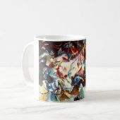 Abstrakte Zusammensetzung Kandinsky VI Kaffeetasse (Vorderseite Links)
