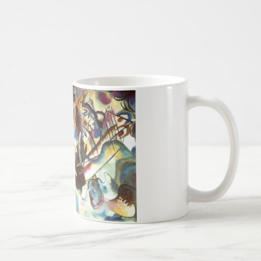 Abstrakte Zusammensetzung Kandinsky VI Kaffeetasse (Rechts)