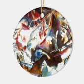Abstrakte Zusammensetzung Kandinsky VI Keramikornament (Links)