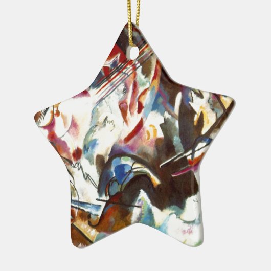 Abstrakte Zusammensetzung Kandinsky VI Keramikornament (Links)