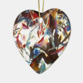 Abstrakte Zusammensetzung Kandinsky VI Keramikornament (Links)