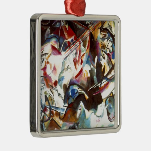 Abstrakte Zusammensetzung Kandinsky VI Ornament Aus Metall (Rechts)