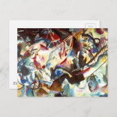 Abstrakte Zusammensetzung Kandinsky VI Postkarte (Vorne/Hinten)
