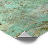 Abstrakte Zwei-Tone-Kunst Poster (Ecke)