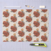 Abstrakte Zweigstelle Pflanze Art Décor Neutral Seidenpapier (Handwerk)