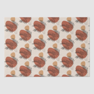 Abstrakte Zweigstelle Pflanze Art Décor Neutral Seidenpapier