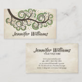 Abstrakte Zweigstellenkarte Visitenkarte (Vorne/Hinten)